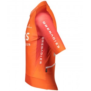 Maglia da allenamento INEOS GRENADIERS 2022 EPIC RACE manica corta (cerniera lunga) squadra di ciclismo professionale