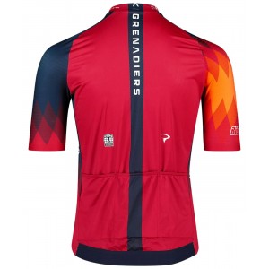 INEOS GRENADIERS 2023 ICON Maglia da ciclismo manica corta (zip lunga) Squadra di ciclismo professionale