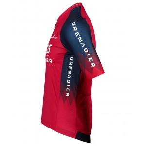 INEOS GRENADIERS 2023 ICON Maglia da ciclismo manica corta (zip lunga) Squadra di ciclismo professionale