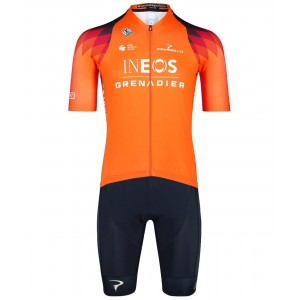 Pantaloncini con bretelle INEOS GRENADIERS 2023 ICON della squadra di ciclismo professionale