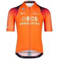 Maglia da ciclismo INEOS GRENADIERS 2023 Training Edition ICON manica corta (cerniera lunga) Squadra ciclistica professionale Maglia da ciclismo INEOS GRENADIERS 2023 Training Edition ICON manica corta (cerniera lunga) Squadra ciclistica professionale