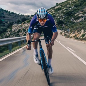 Maglia ciclismo manica lunga MOVISTAR 2023 squadra ciclistica professionale