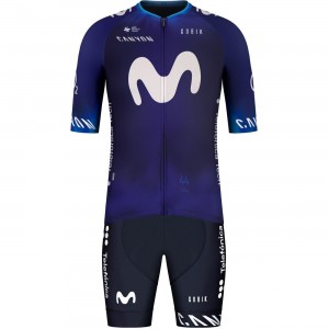 Maglia ciclismo manica lunga MOVISTAR 2023 squadra ciclistica professionale