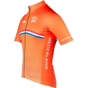 PAESI BASSI 2022 maglia da ciclismo manica corta (cerniera lunga) nazionale di ciclismo