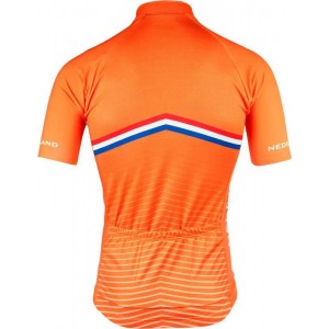 PAESI BASSI 2022 maglia da ciclismo manica corta (cerniera lunga) nazionale di ciclismo