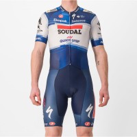 Tuta da cronometro Soudal Quick-Step 2023 SANREMO RC SPEED squadra di ciclisti professionisti Tuta da cronometro Soudal Quick-Step 2023 SANREMO RC SPEED squadra di ciclisti professionisti
