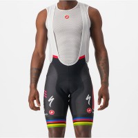 Pantaloncini Soudal Quick-Step Cycling World Champion 2023 Competizione squadra di ciclismo professionale Pantaloncini Soudal Quick-Step Cycling World Champion 2023 Competizione squadra di ciclismo professionale