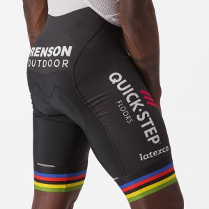 Pantaloncini Soudal Quick-Step Cycling World Champion 2023 Competizione squadra di ciclismo professionale