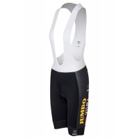 Pantaloncini con bretelle TEAM JUMBO-VISMA 2023 da donna corti squadra di ciclismo professionale Pantaloncini con bretelle TEAM JUMBO-VISMA 2023 da donna corti squadra di ciclismo professionale