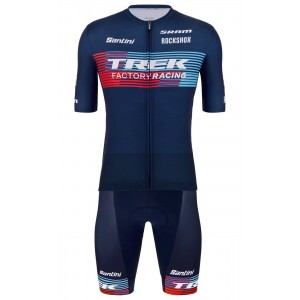 Pantaloncini con bretelle lunghi Trek Factory Racing XC 2023 Squadra ciclistica professionale