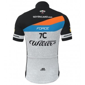 Maglia ciclismo Wilier Force 7C MTB Team 2022 manica corta (cerniera lunga) squadra ciclistica