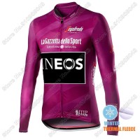 Winter Thermal Fleece Men Giro D'italia INEOS 2021 Maglia Ciclismo Manica Lunga 5463-MUB Winter Thermal Fleece Men Giro D'italia INEOS 2021 Maglia Ciclismo Manica Lunga 5463-MUB